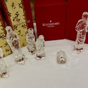 Waterford Crystal nativity set